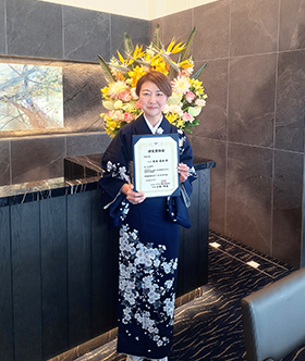 東本愛香_アサヒグループ財団授与式.png