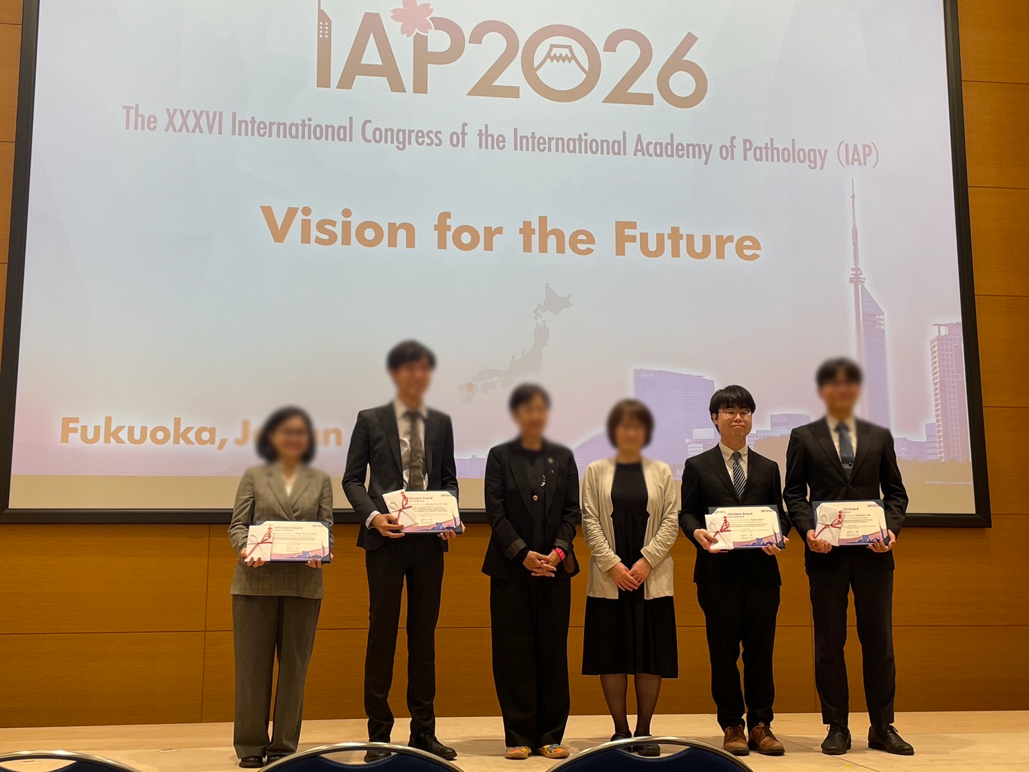 Young Pathologist Award受賞の様子